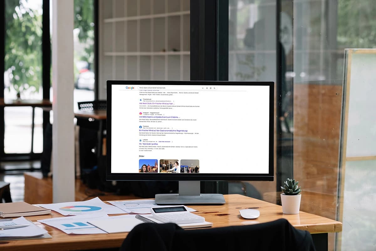 Yeni AB şirketinin kurumsal sitesi ve LinkedIn sayfası